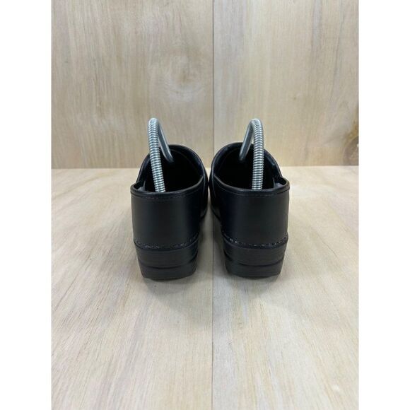 Dansko Professional Black Leather Slip On Nursing Clogs Womens Size 39 US 8.5/9 - Picture 6 of 8